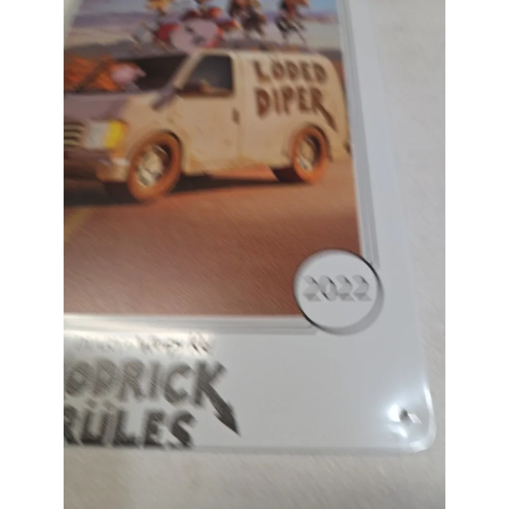 Disney‎ Diary of a Wimpy Kid Rodrick Rules 2022 Metal Tin Sign Loded Diper Wall